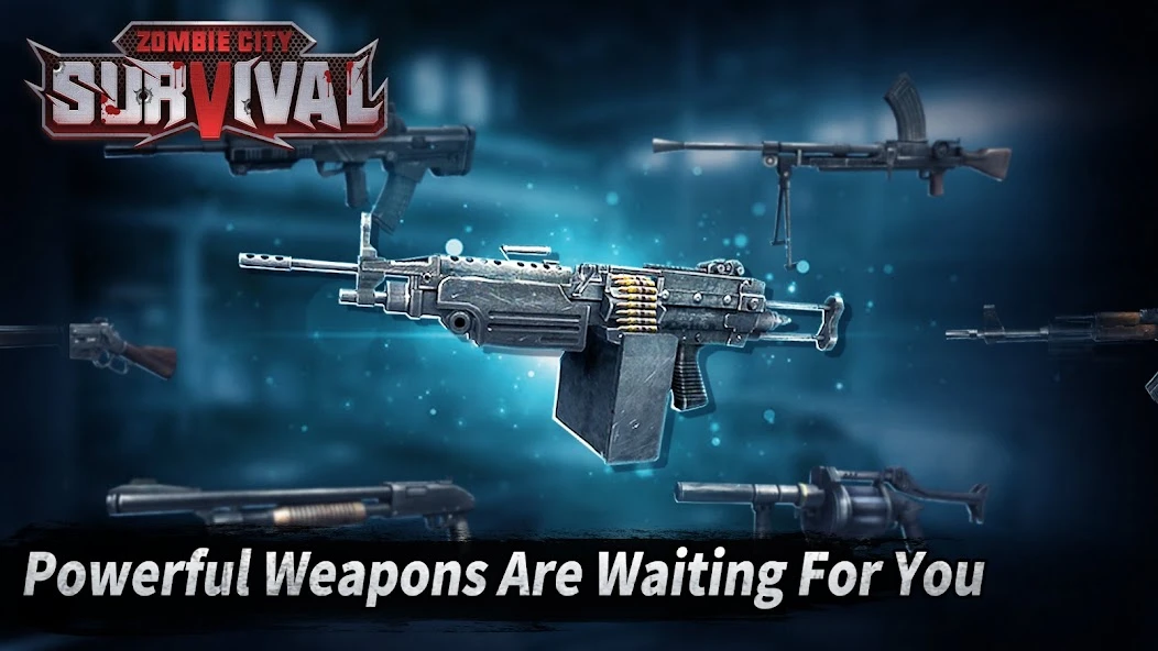 Zombie City : Dead Zombie Survival Shooting Games screenshot 2