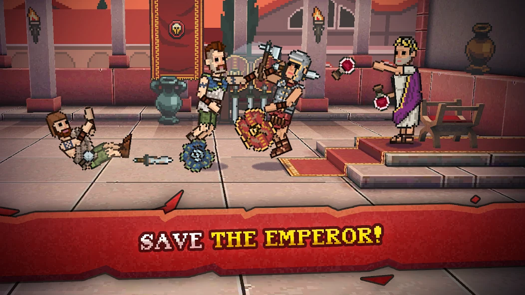 Gladihoppers - Gladiator Battle Simulator! screenshot 3