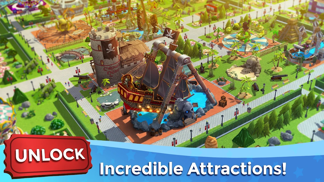 RollerCoaster Tycoon Touch – Build your Theme Park APK screenshot 3