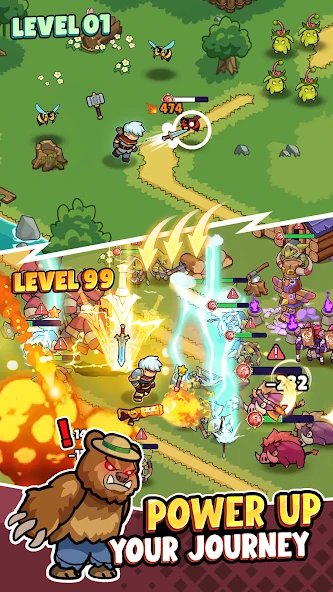 Backpack Legends Adventure RPG APK screenshot 4
