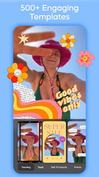 Instories: insta story collage maker & editor APK screenshot 2