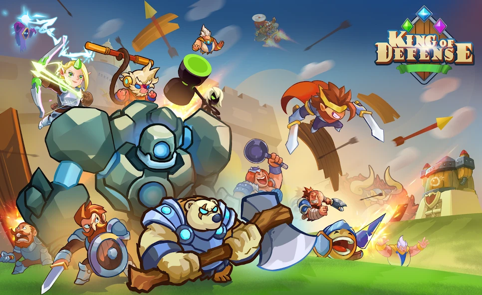 King of Defense Premium: Tower Defense Offline screenshot 1