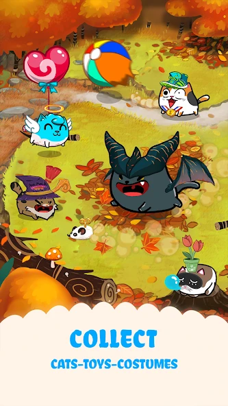 Fancy Cats - Cute cats dress up and match 3 puzzle screenshot 3