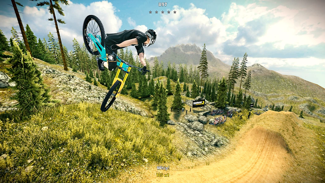 Download Shred! Downhill Mountainbiking (MOD, Unlocked) 1.64 screenshot 1