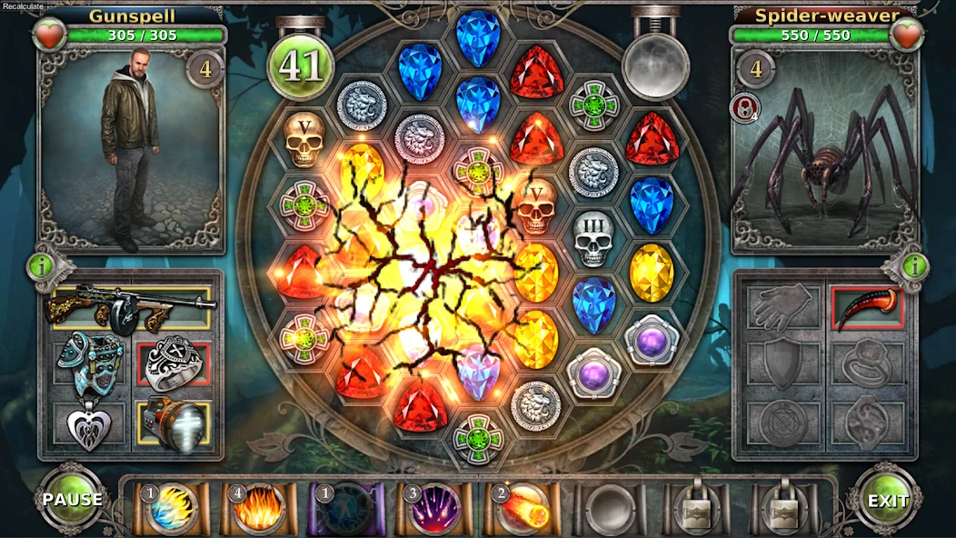 Gunspell - Match 3 Battles screenshot 5