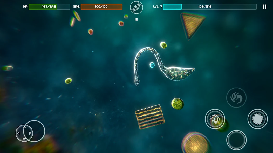 Bionix - Spore & Bacteria Evolution Simulator 3D screenshot 4