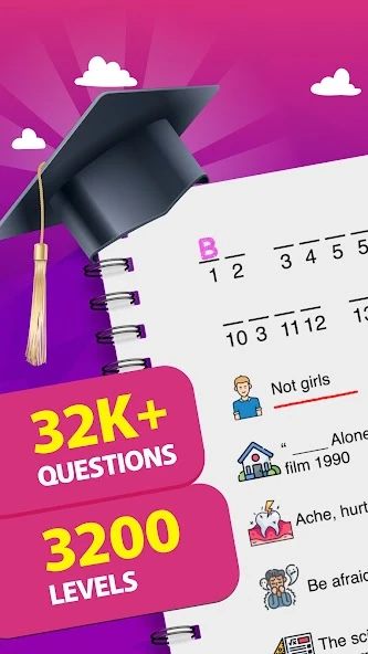 Crostic Crossword – Word Puzzles APK screenshot 1