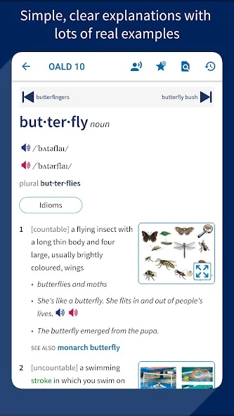Oxford Advanced Learner’s Dictionary 10th edition APK screenshot 2