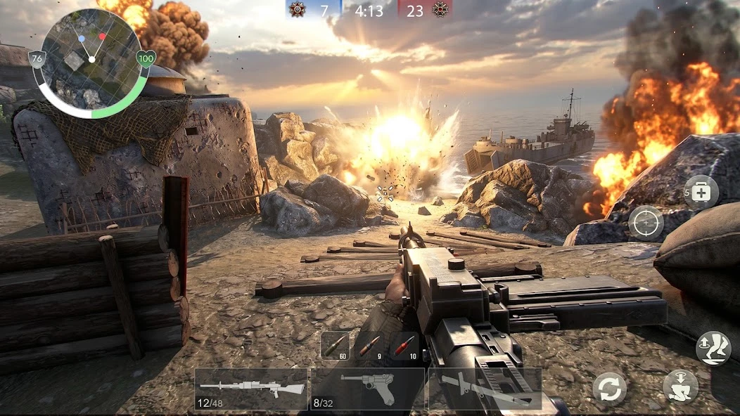 WW2 Frontline 1942: War Game APK screenshot 5