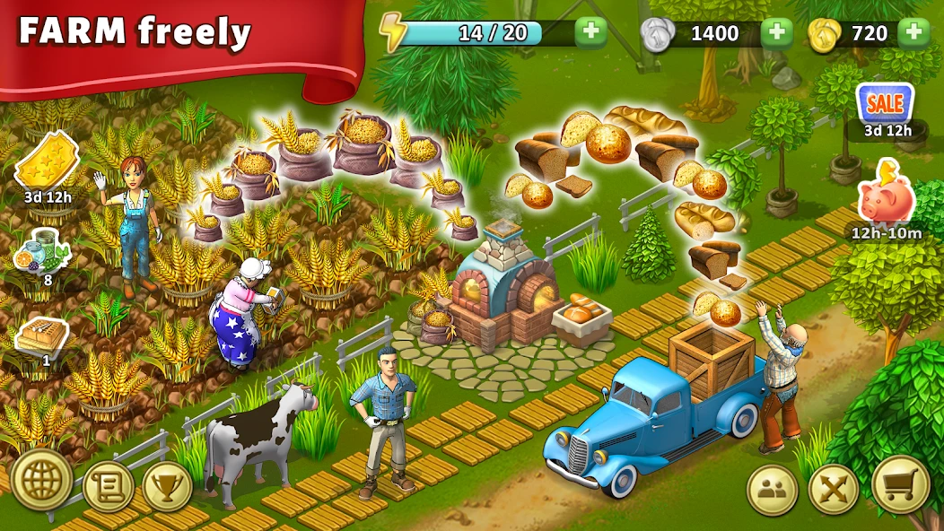 Jane's Farm: interesting game screenshot 1