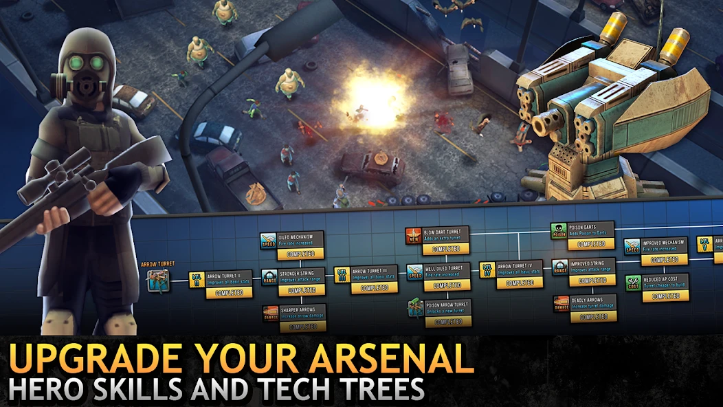 Last Hope TD - Zombie Tower Defense Games Offline screenshot 4