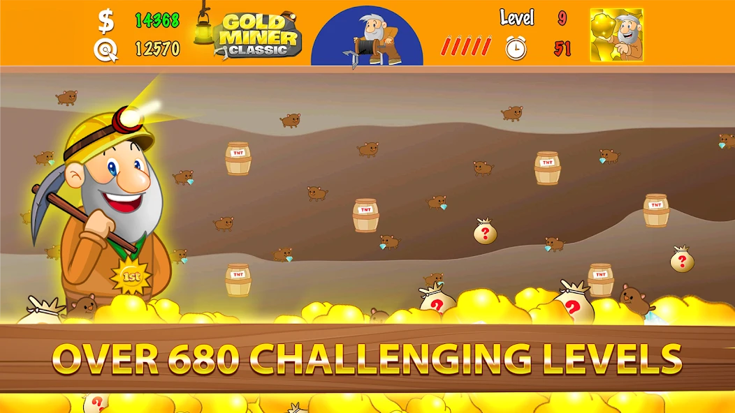 Gold Miner Classic screenshot 3
