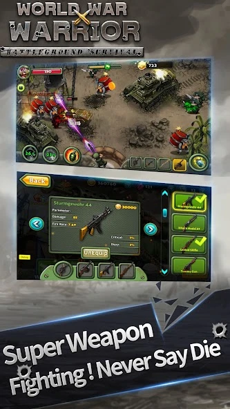 World War Warrior - Battleground Survival screenshot 3