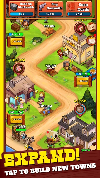 Idle Frontier: Tap Town Tycoon screenshot 2