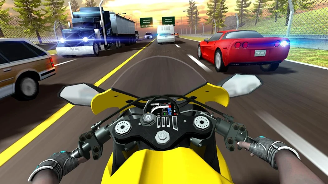 Highway Moto Rider 2 screenshot 1