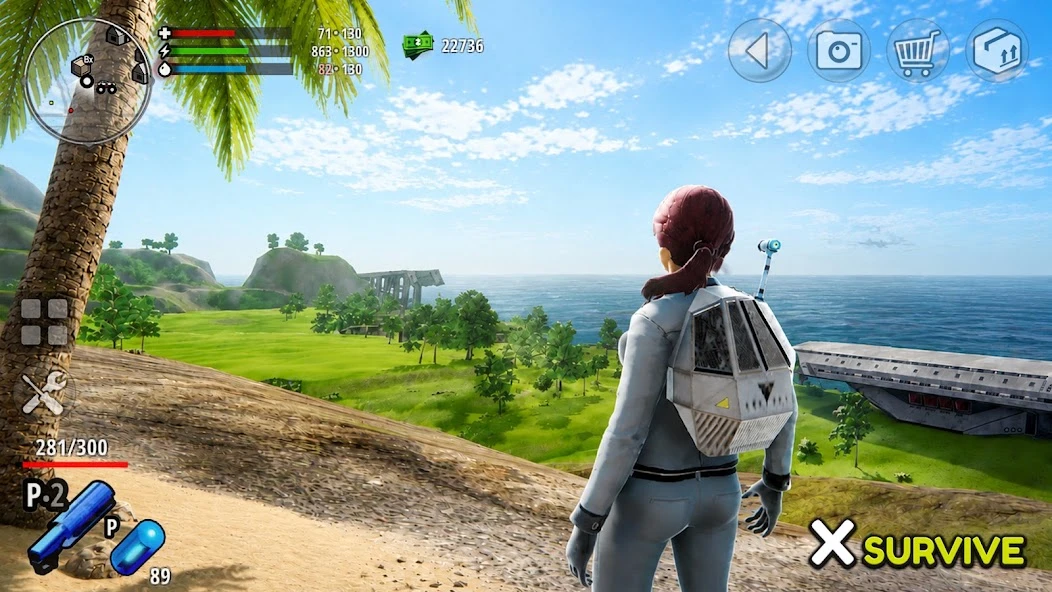 X Survive: Crafting & Building Sandbox screenshot 1