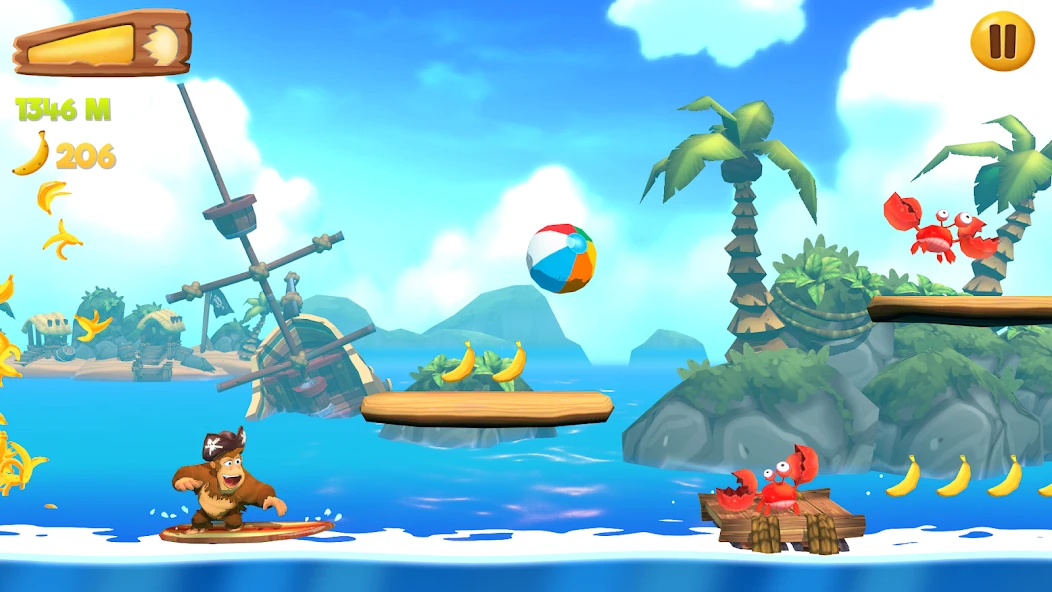 Download Banana Kong 2 (MOD, Unlimited Bananas) 1.5.7 screenshot 2