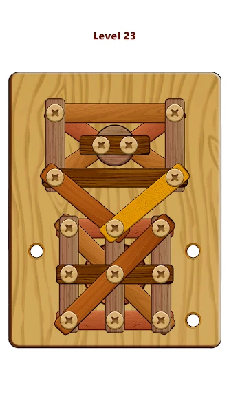Download Wood Nuts & Bolts Puzzle (MOD, Unlimited Coins) 13.9 screenshot 2