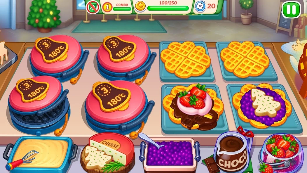 Christmas Cooking : Crazy Restaurant Cooking Games screenshot 2