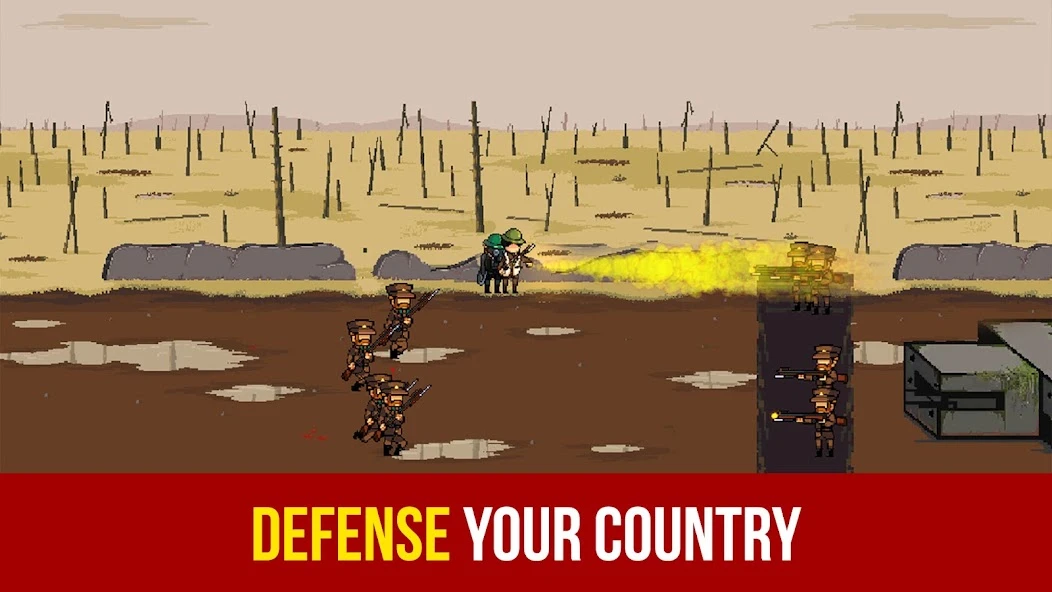 War Troops 1917: Trench Warfare WW1 Strategy Game screenshot 1