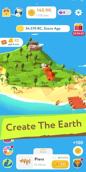 Evolution Idle Tycoon - World Builder Simulator screenshot 1