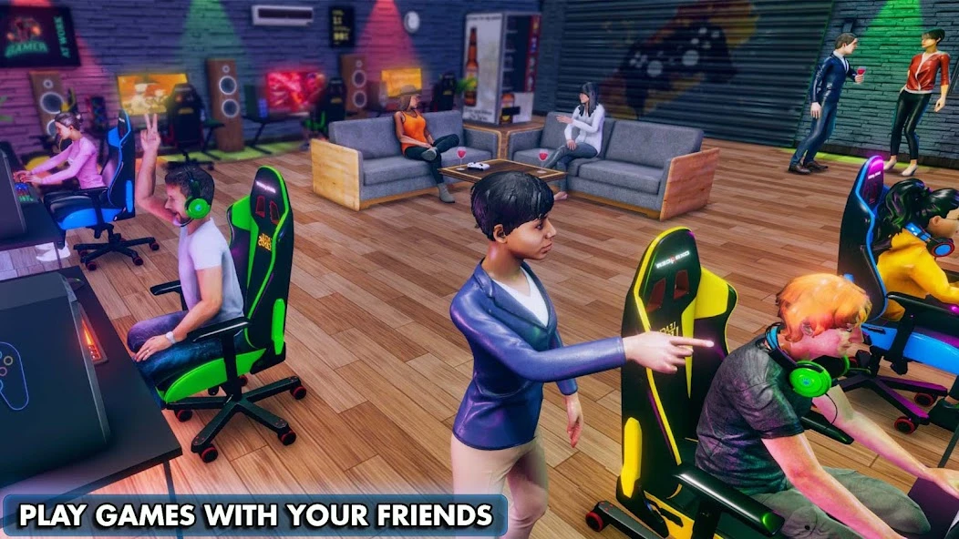 Internet Gamer Cafe Simulator APK screenshot 4