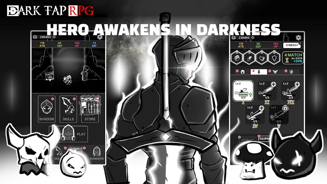 Dark Tap RPG APK screenshot 1