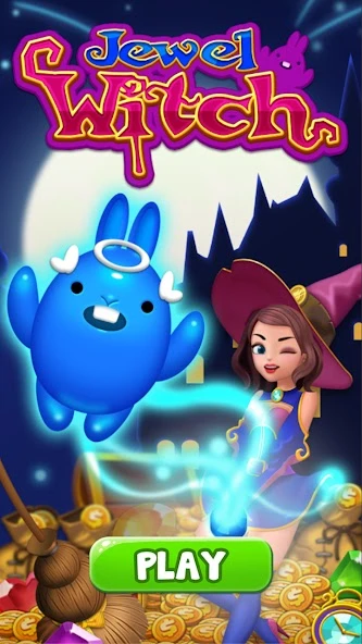 Jewel Witch – Match 3 Game APK screenshot 1