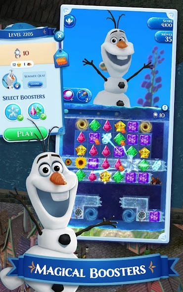 Disney Frozen Free Fall - Play Frozen Puzzle Games screenshot 5