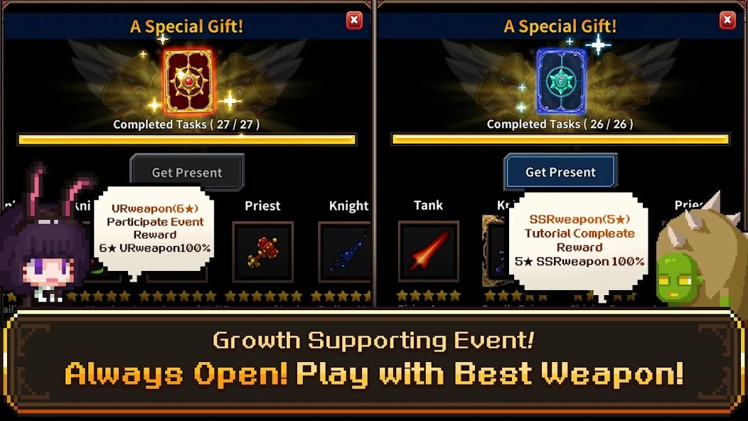 Weapon Heroes : Infinity Forge(Idle RPG) screenshot 1