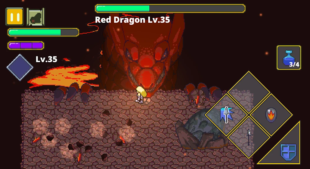 Dungeon Quest Action RPG - Labyrinth Legend screenshot 1