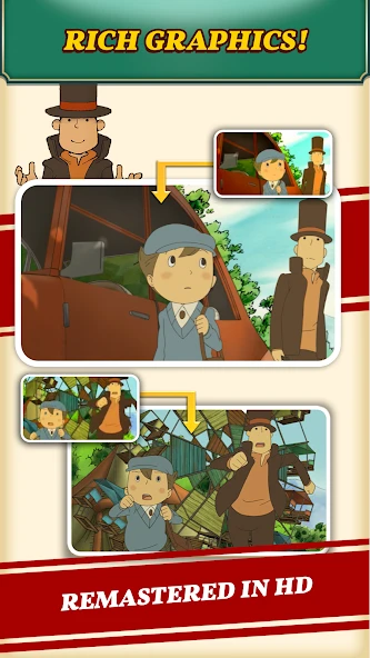 Layton: Curious Village in HD screenshot 5