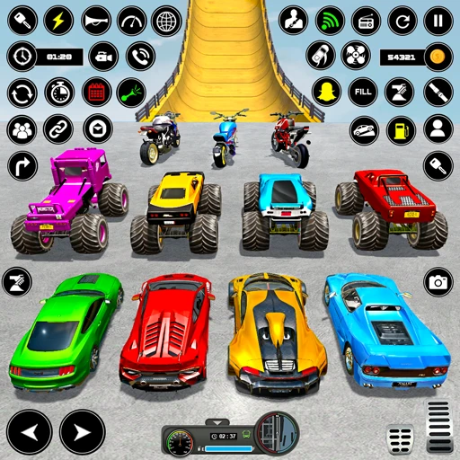 Impossible Car Stunt Games: Extreme Racing Tracks screenshot 2