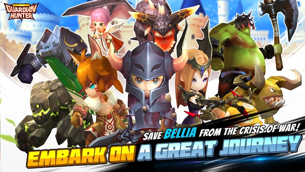 Download Guardian Hunter: SuperBrawlRPG (MOD, unlimited mana/God mode) 2.0.8.02 screenshot 1