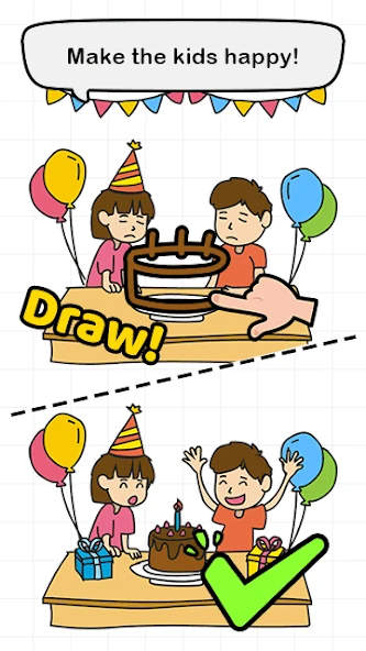 Brain Draw - Are you smart enough? screenshot 2