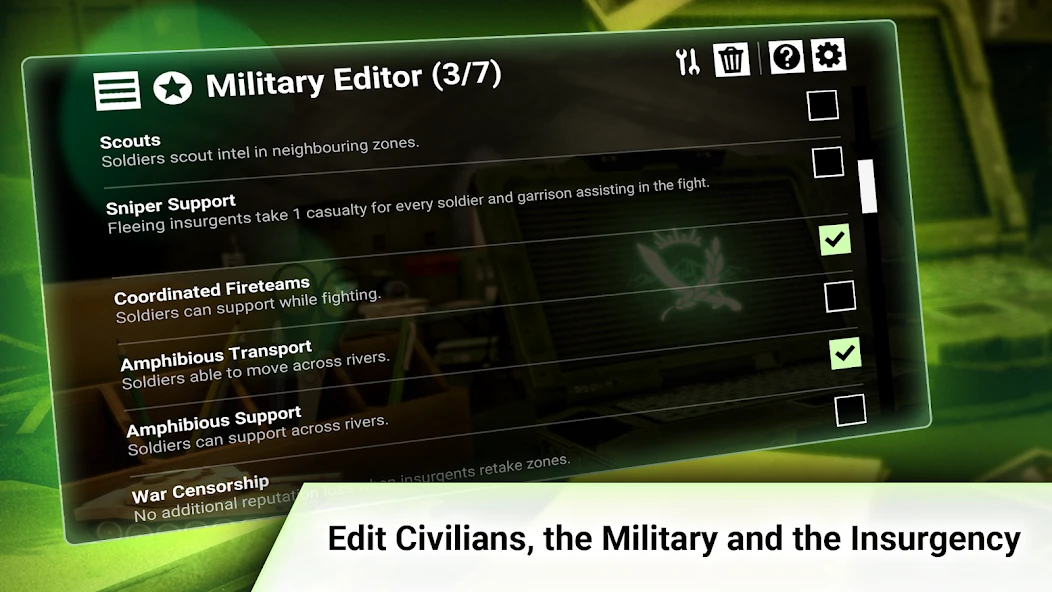 Rebel Inc: Scenario Creator APK screenshot 3