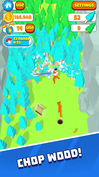 Idle Lumberjack 3D screenshot 1