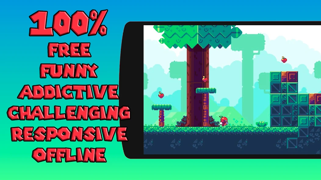 Appfy 2D Adventure - Hard one tap jump and run screenshot 4