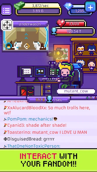 xStreamer - Livestream Simulator Clicker Game screenshot 4