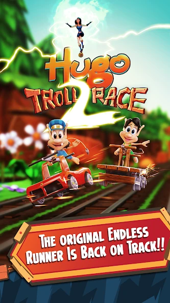 Hugo Troll Race 2: The Daring Rail Rush screenshot 1