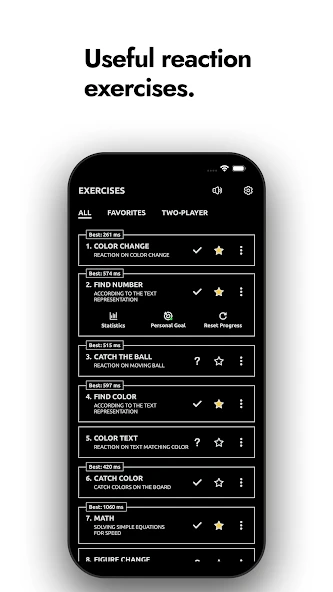 Reaction training screenshot 2