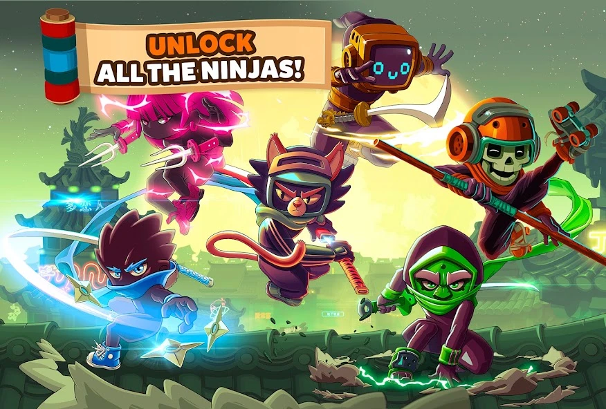 Ninja Dash - Ronin Jump RPG screenshot 3