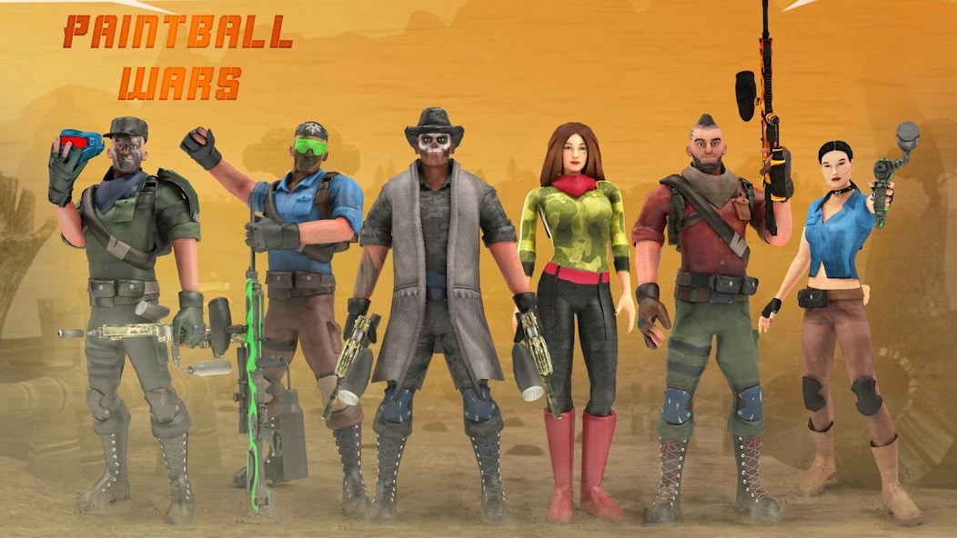 Paintball Shooting Games 3D screenshot 3