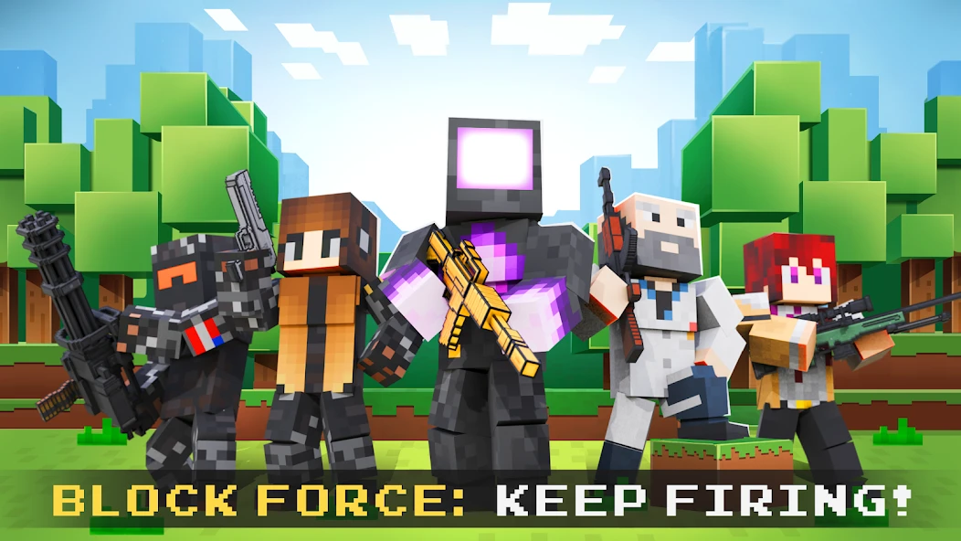 Block Force - Cops N Robbers screenshot 1
