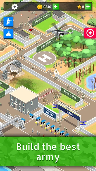 Idle Army Base screenshot 1