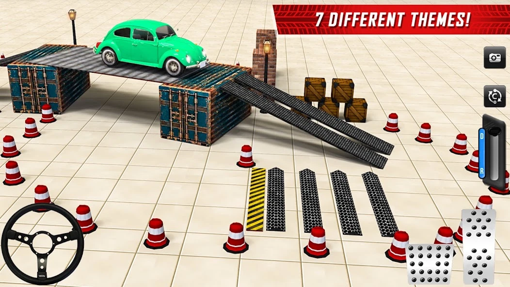 Classic Car Parking Real Driving Test screenshot 2