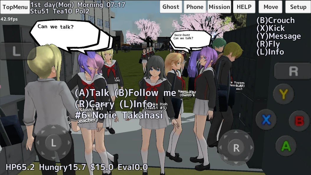 School Girls Simulator screenshot 1