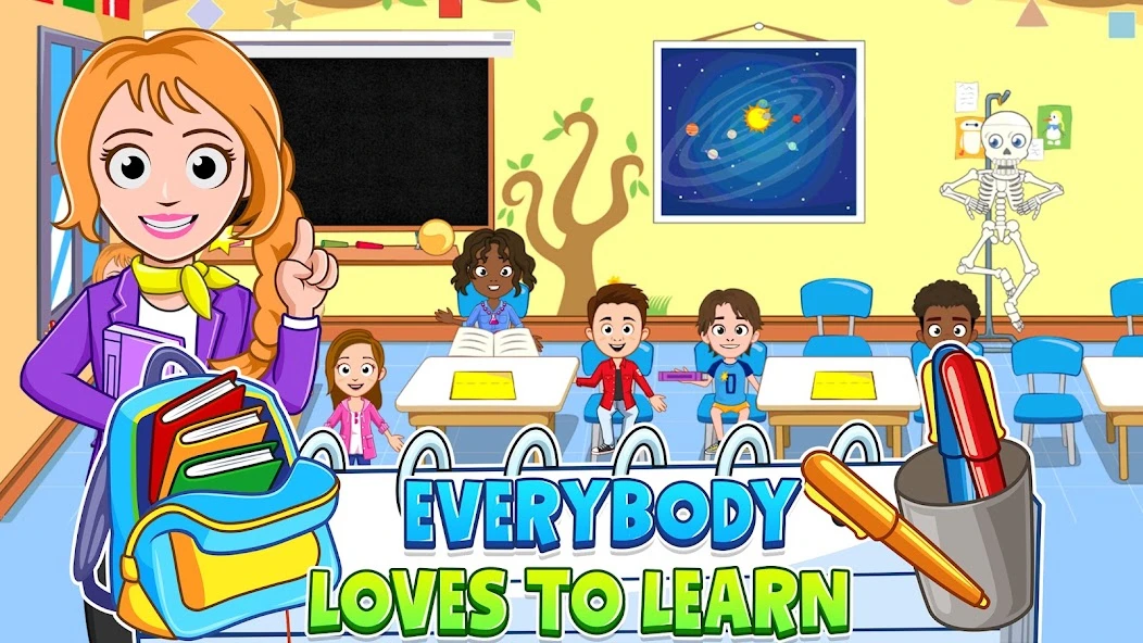 My Town : School screenshot 2
