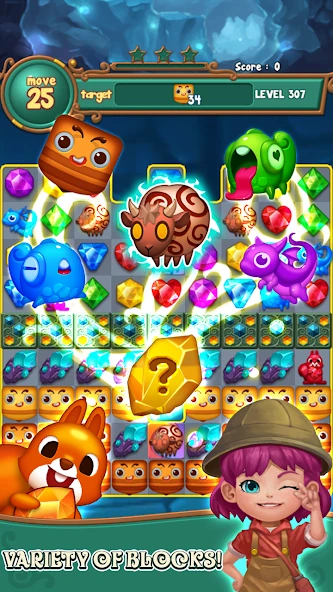 Jewels fantasy: match 3 puzzle screenshot 5