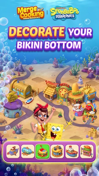 Merge Cooking: Theme Restaurant APK screenshot 2